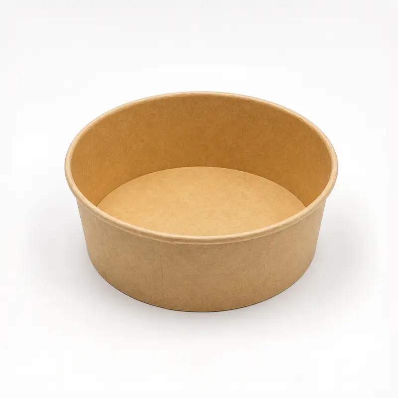Salatschalen 1300 ml, Kraft, Ø 185mm, braun, rund, 300 Stk.