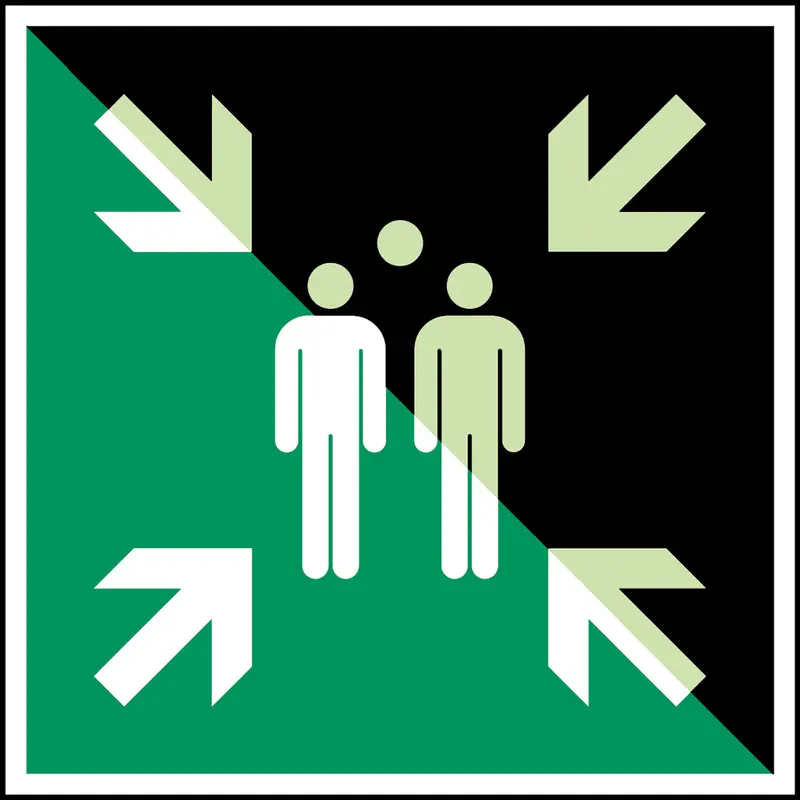 Sammelstelle - ISO 7010