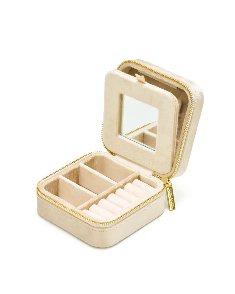 Samt Schmuckkästchen – Pear Sorbet Duo (Set aus 5) | Reise Schmuckkästchen