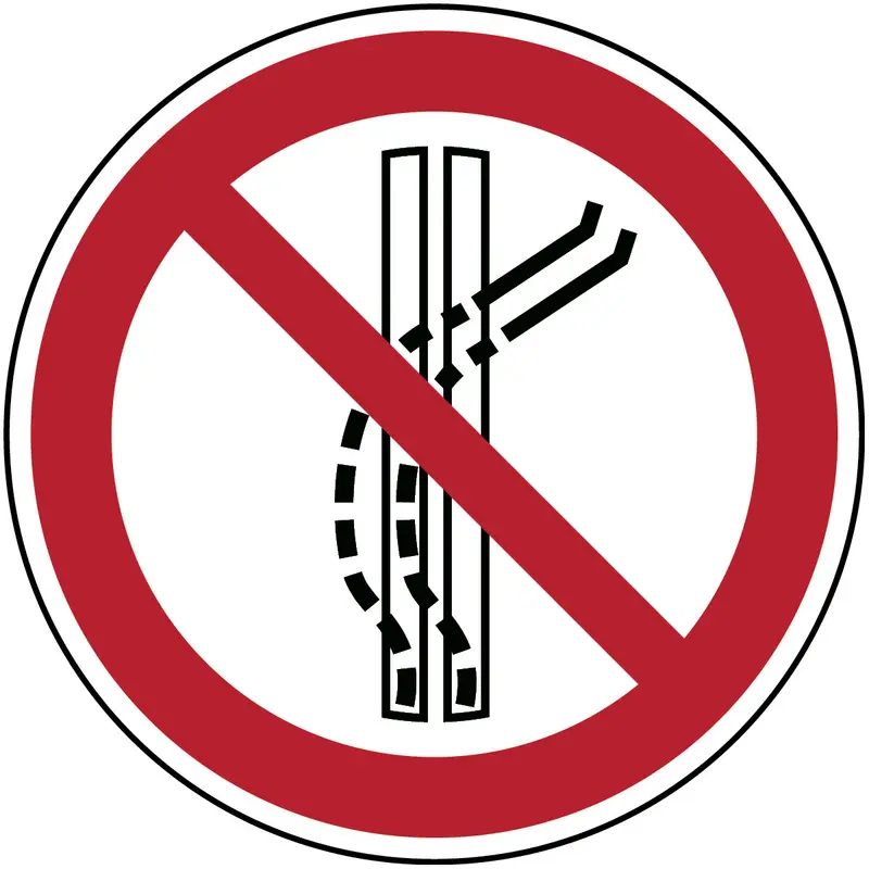 Schlepplift-Loipe nicht verlassen - ISO 7010