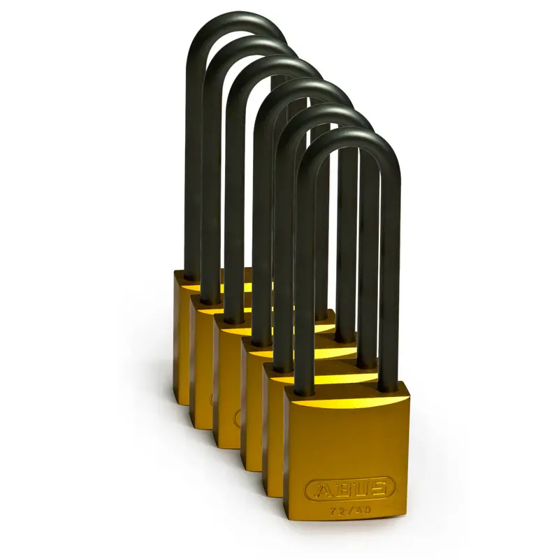 Schlösser aus Aluminium mit einem Bügel von 75 mm - Keyed Different