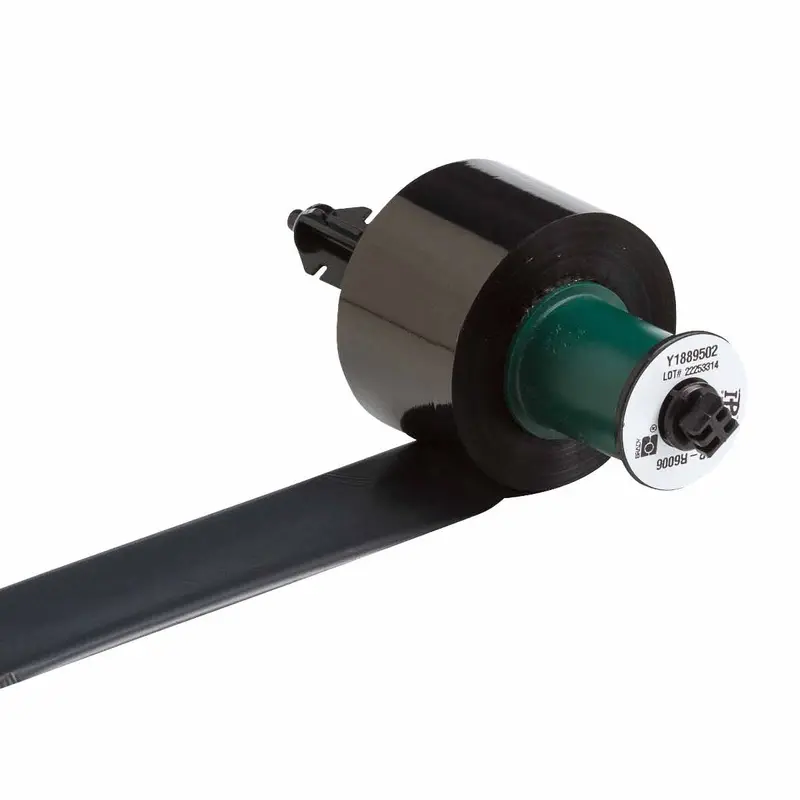 Schwarzes, halogenfreies Farbband der 6000 Serie für Thermotransfer-