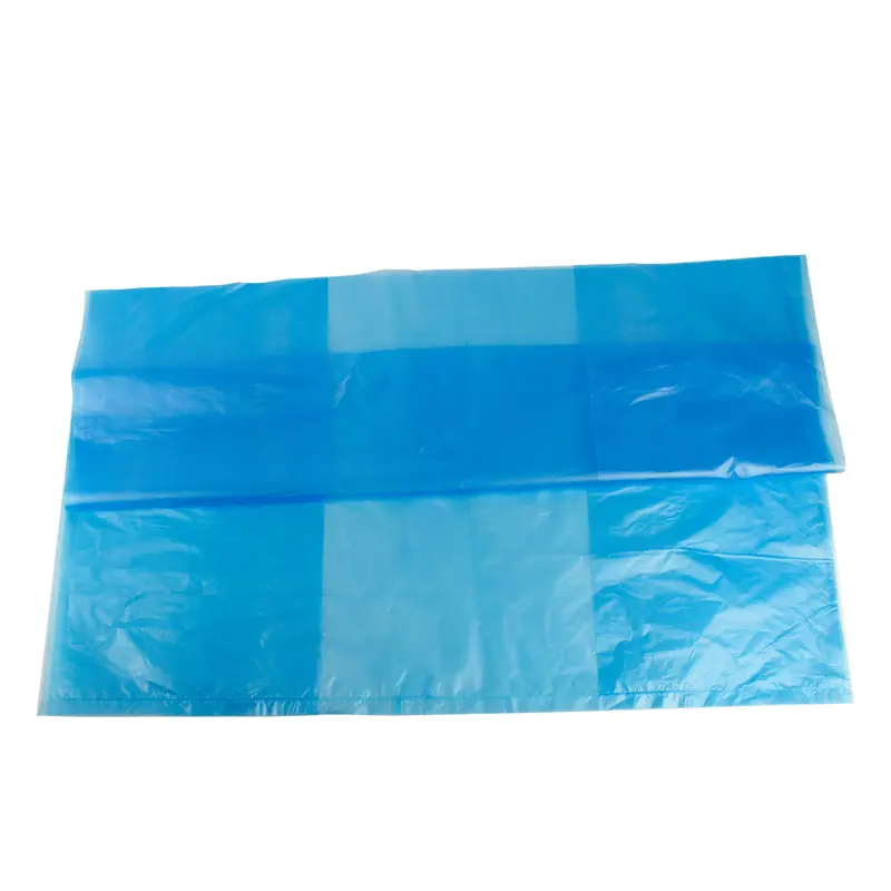Seitenfaltenbeutel für F2-Kisten – HDPE, blau, 62 + 42 × 65 cm