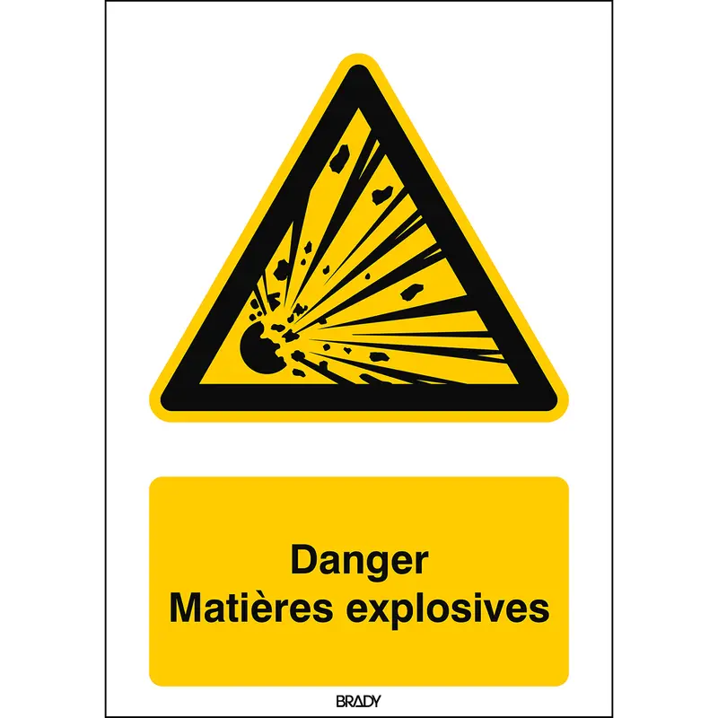 Signalisation ISO 7010 - Danger (produit francophone)