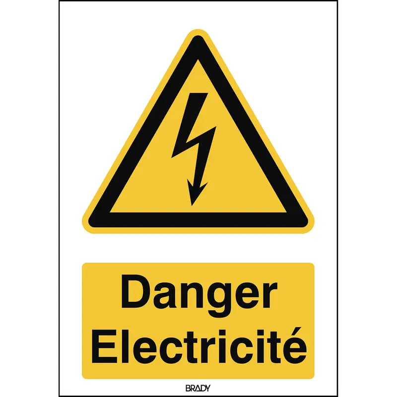 Signalisation ISO 7010 - Danger (produit francophone)