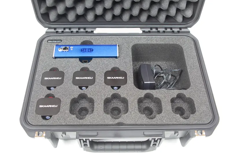SKAARHOJ Tally System 8er Set Case inkl. Inlay