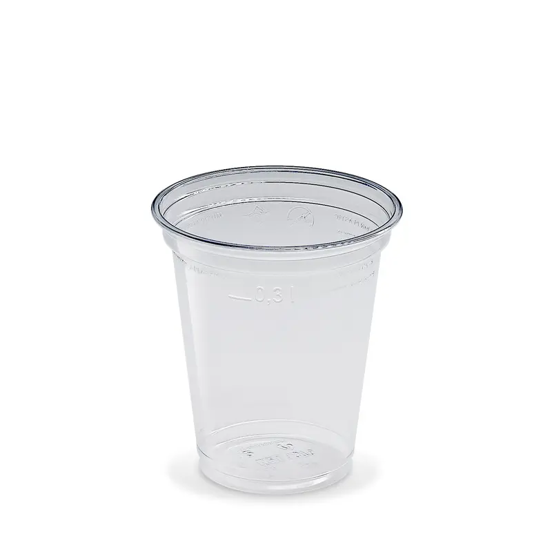 Smoothie-Becher 300 ml, rPET, glasklar, Ø 95 mm, 800 Stk.