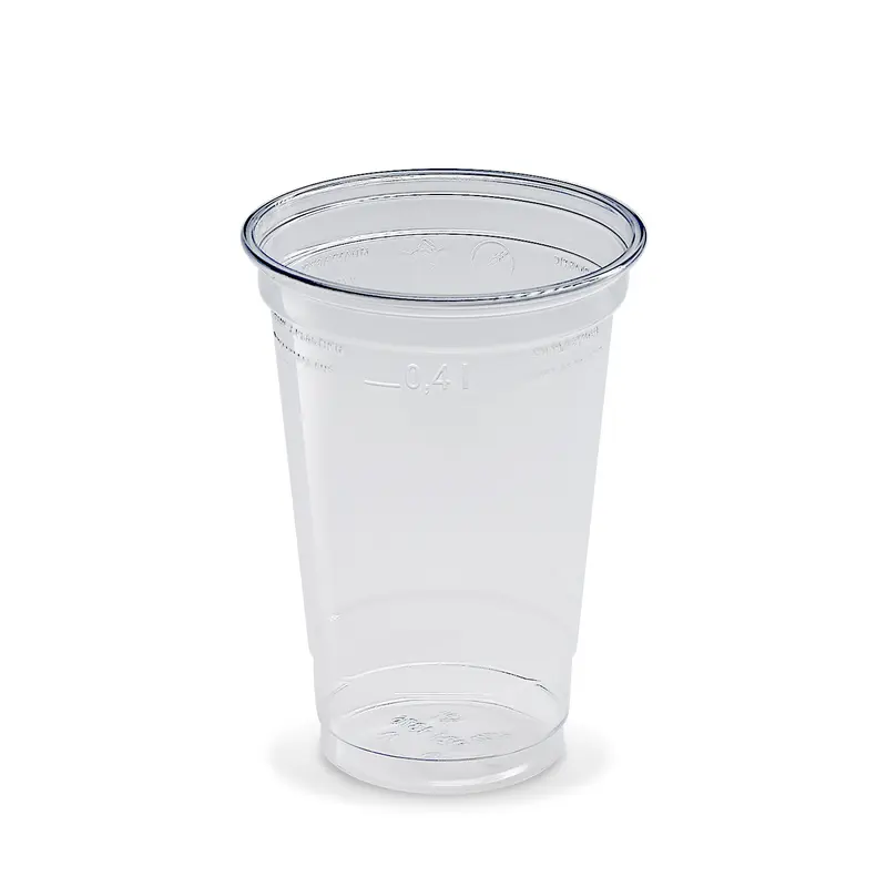 Smoothie-Becher 400 ml, rPET, glasklar, Ø 95 mm, 800 Stk.