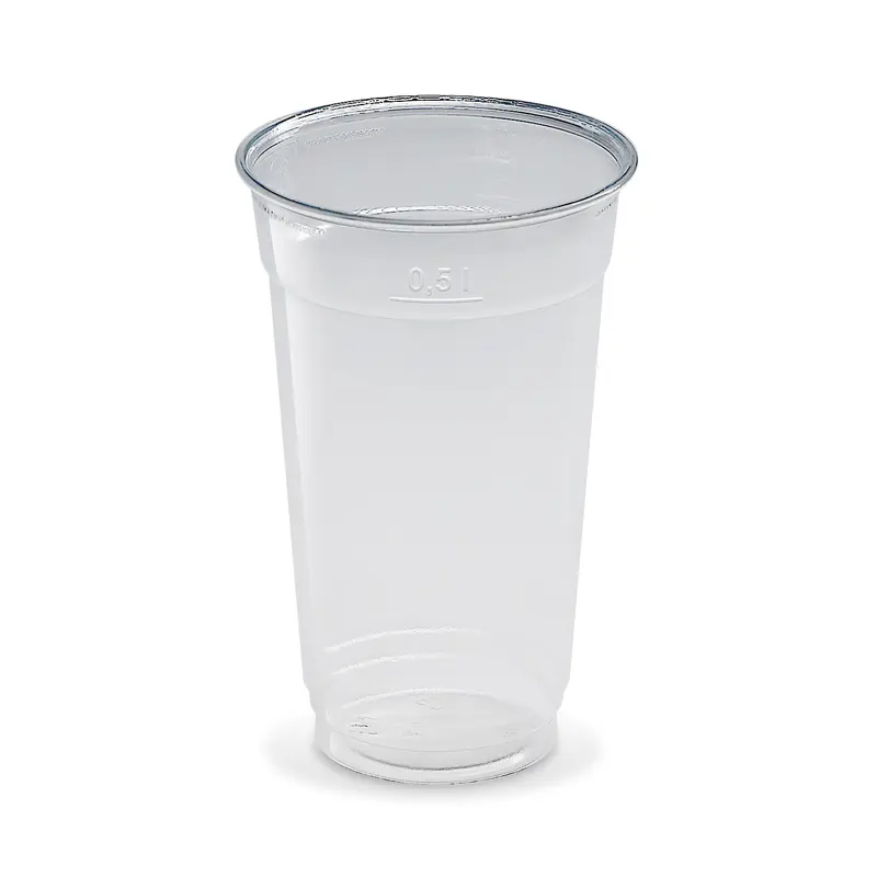 Smoothie-Becher 500 ml, rPET, glasklar, Ø 95 mm, 800 Stk.