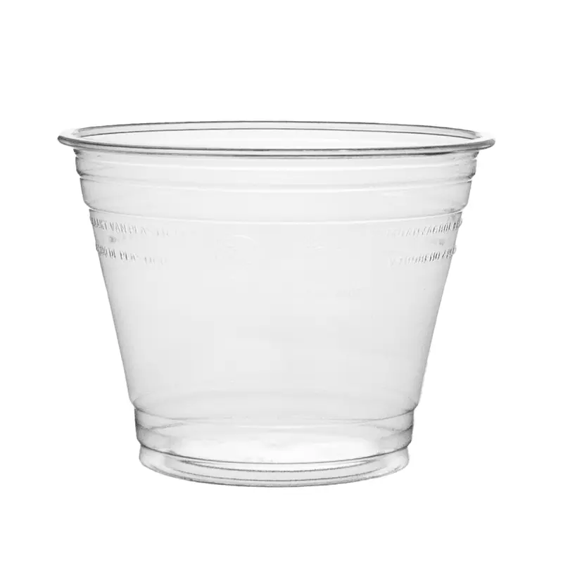 Smoothie-Becher – R-PET, 200 ml, Ø95 mm, transparent