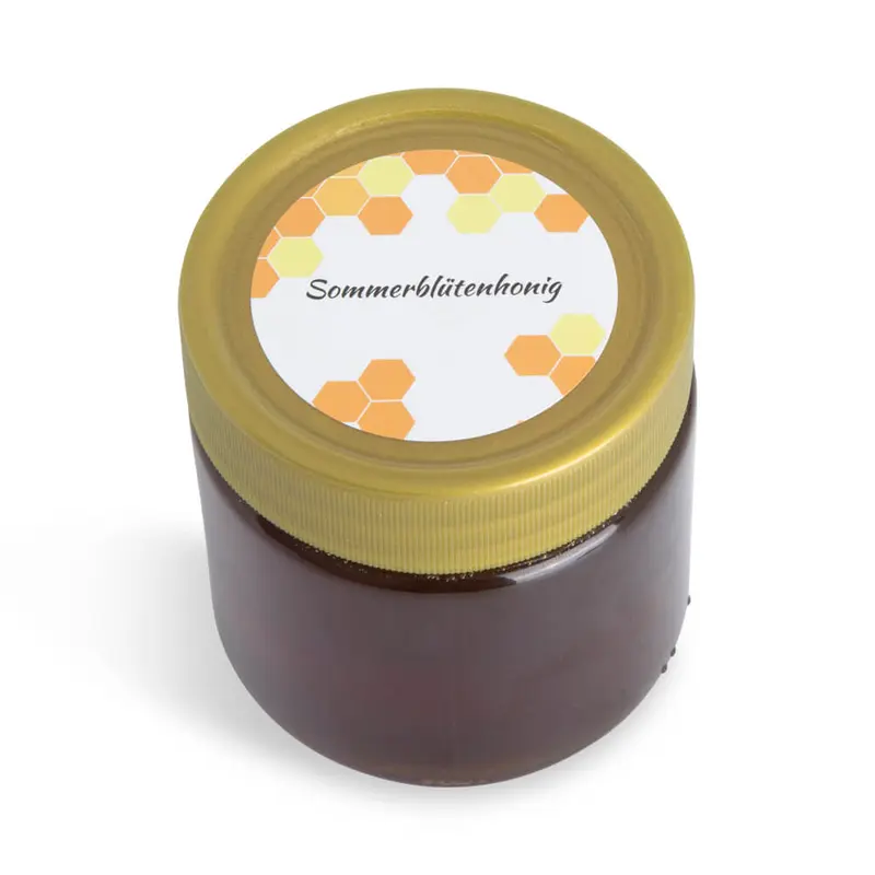 Sommerliche Sonja – Deckeletikett 250g (Kunststoffdeckel)