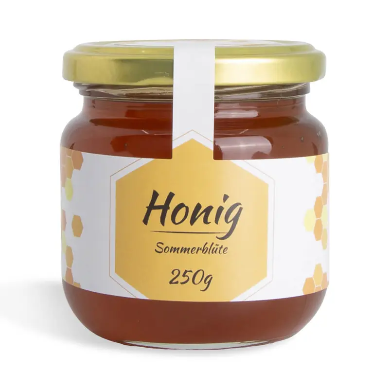 Sommerliche Sonja – Etikett mit Gewährverschluss 250g (Twist-Off)