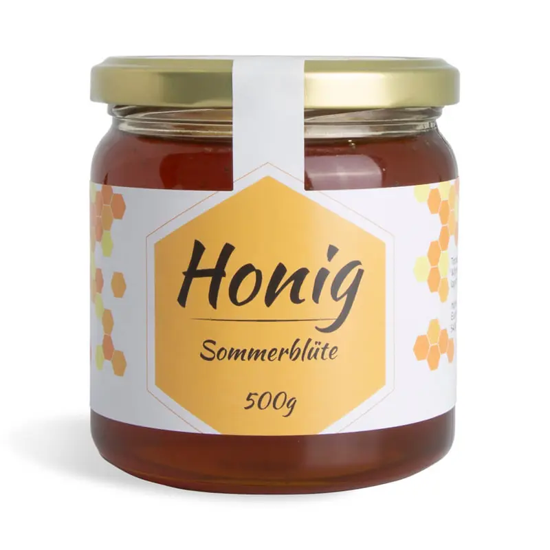 Sommerliche Sonja – Etikett mit Gewährverschluss 500g (Twist-Off)