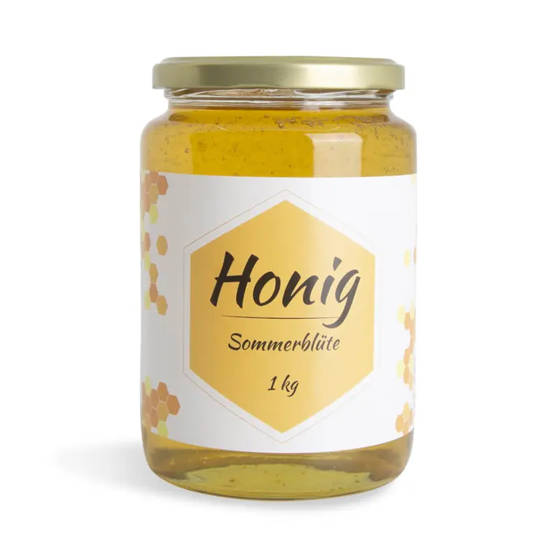Sommerliche Sonja – Rechteckiges Etikett 1000g (Twist-Off)