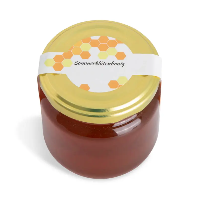 Sommerliche Sonja – Siegeletikett mit doppeltem Frischesiegel 250g (Twist-Off)