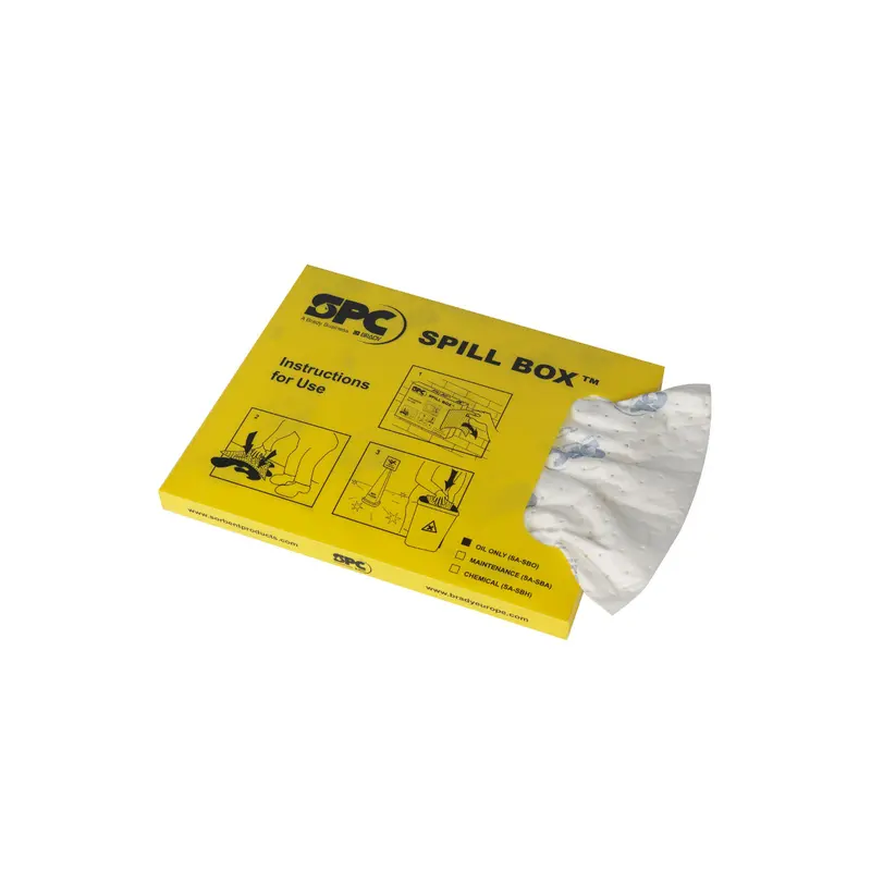 SPILL BOX, Ölbindend, gefüllt mit 15 Tüchern