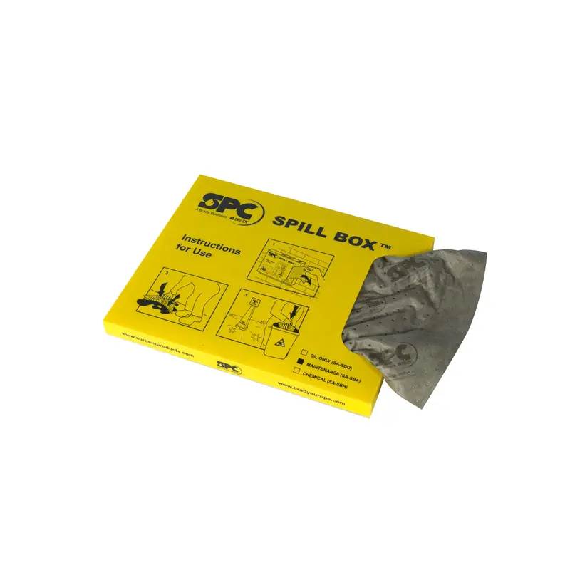SPILL BOX, Wartung, gefüllt mit 15 Tüchern