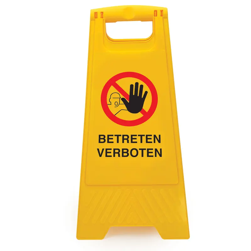 Stabile Warnaufsteller