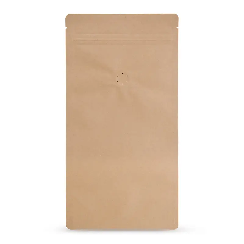 Standbodenbeutel Kraftpapier mit Aromaschutzventil
