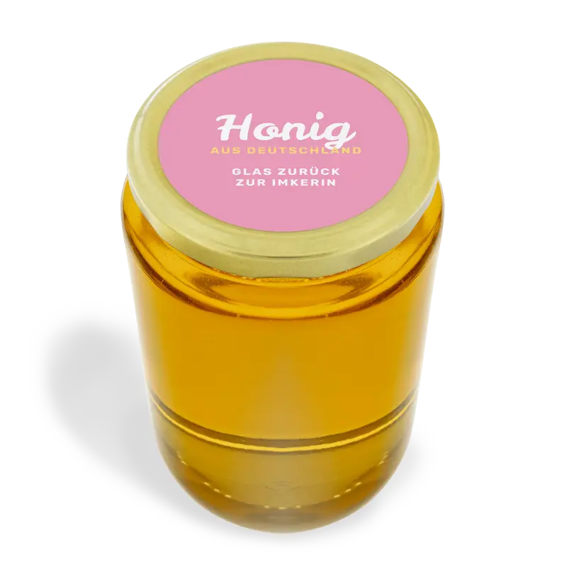 Strahlende Steffi – Honigetikett Deckeletikett 1000g (Twist-Off)