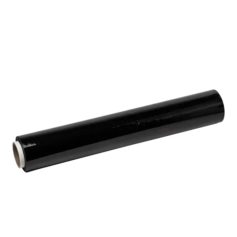 Stretchfolie – PE, schwarz, 23 µm, 50 cm, 1.500 g