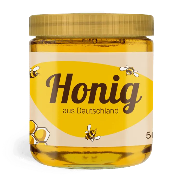Summende Susi – Rechteckiges Etikett 500g (Kunststoffdeckel)