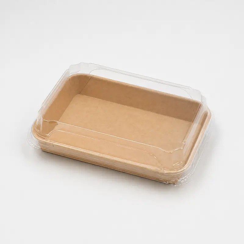 Sushibox M/03, 166 x 114 x 47 mm, Pappe, inkl. PET-Deckel, 400 Sets