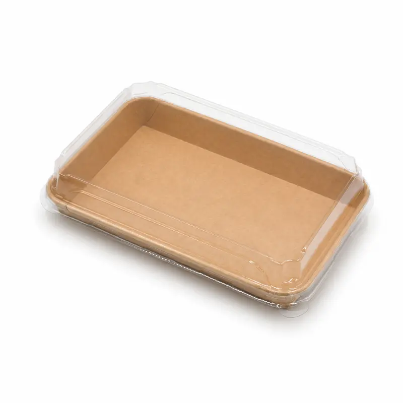 Sushibox XL/06, 220 x 137 x 47 mm, Pappe, inkl. PET-Deckel, 200 Sets