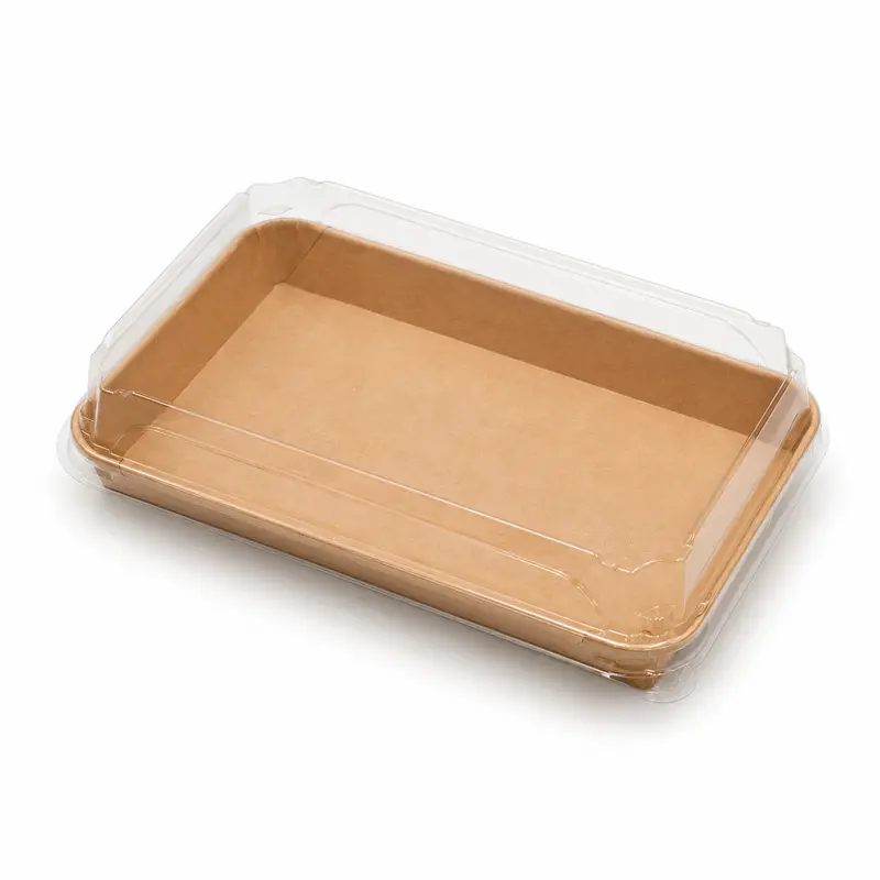 Sushibox XXL/07, 242 x 157 x 47 mm, Pappe, inkl. PET-Deckel, 200 Sets