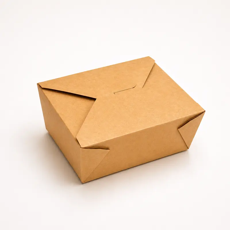 Take-Away-Boxen 1300 ml, Kraft, 152 x 120 x 65 mm, braun, ungeteilt, 300 Stk.
