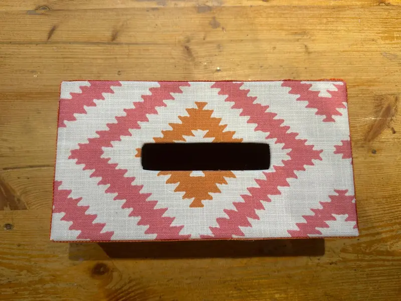 Taschentücher Box Handgedruckt