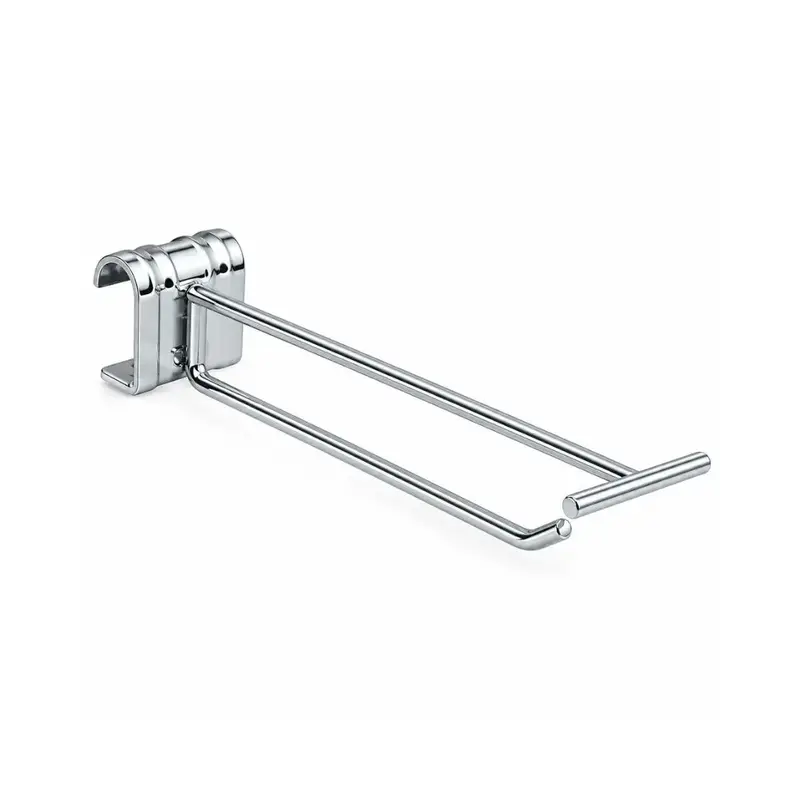 Tige porte-blister support T pour barre rapprochée tube ovale