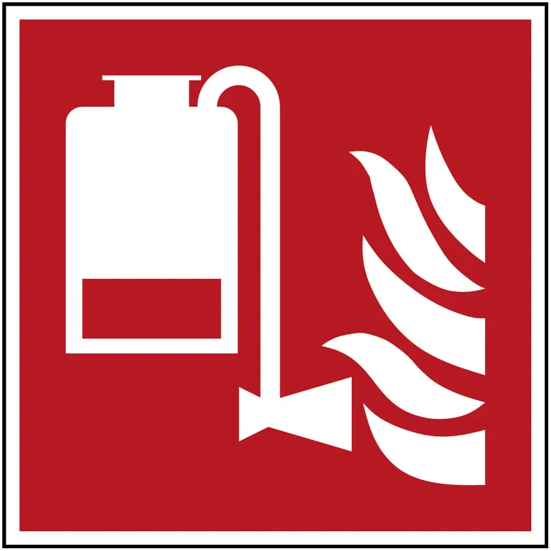 Tragbare Schaumlösch-Einheit - ISO 7010