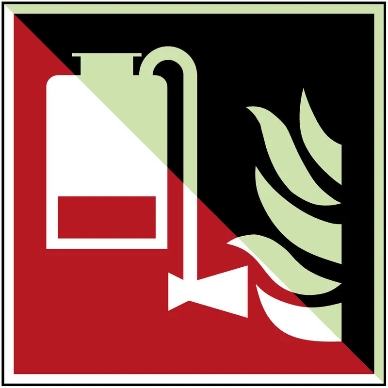 Tragbare Schaumlösch-Einheit - ISO 7010