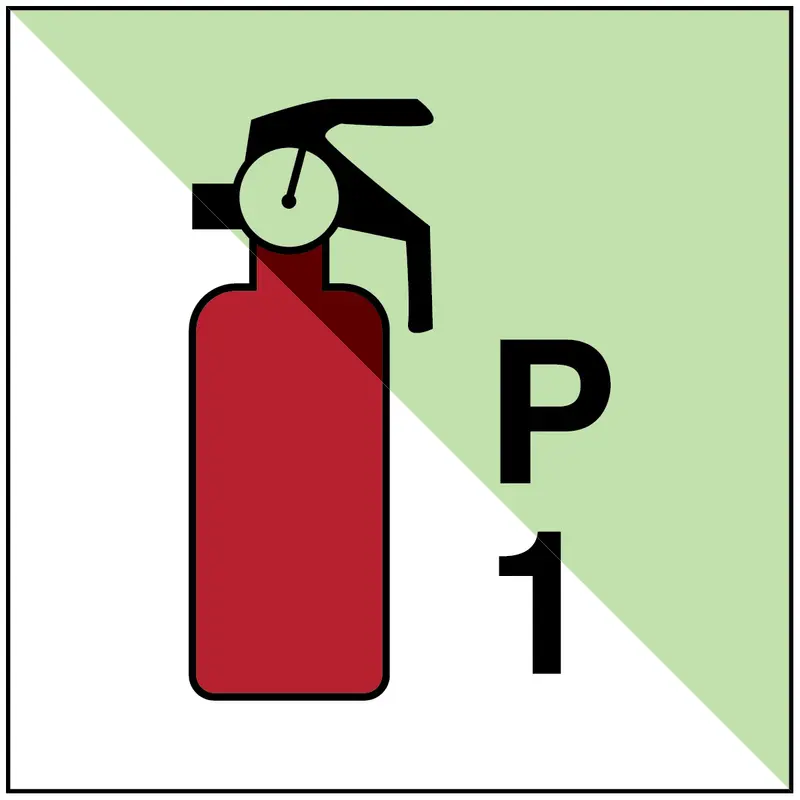 Tragbarer Feuerlöscher P1 - IMO