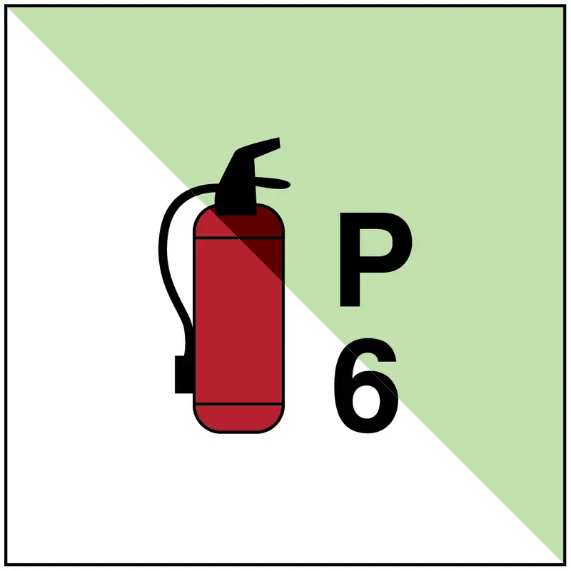 Tragbarer Feuerlöscher P6 - IMO