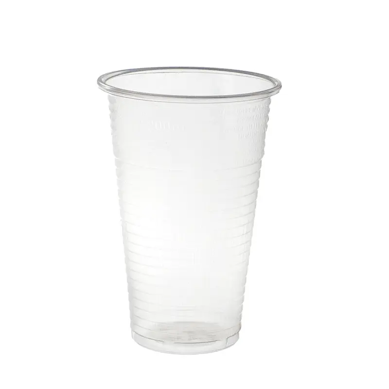 Trinkbecher 200 ml – PP, transparent, Ø 7 cm, 0,2 L