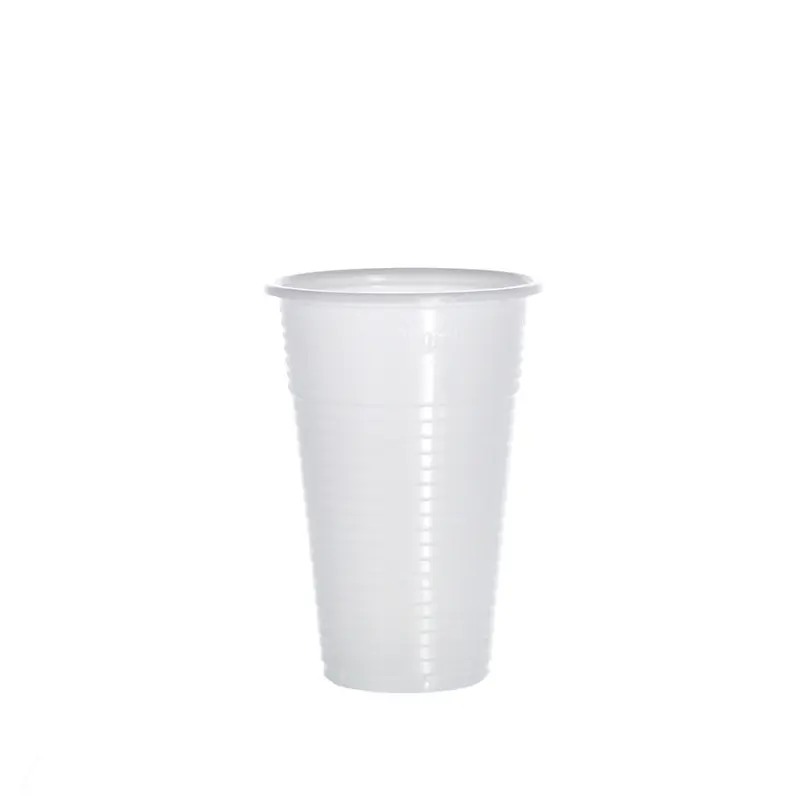 Trinkbecher 200 ml – PP, weiß, Ø 7 cm, 0,2 L