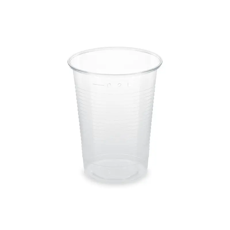 Trinkbecher (PLA) klar Ø70mm 0,2L – 100 Stück