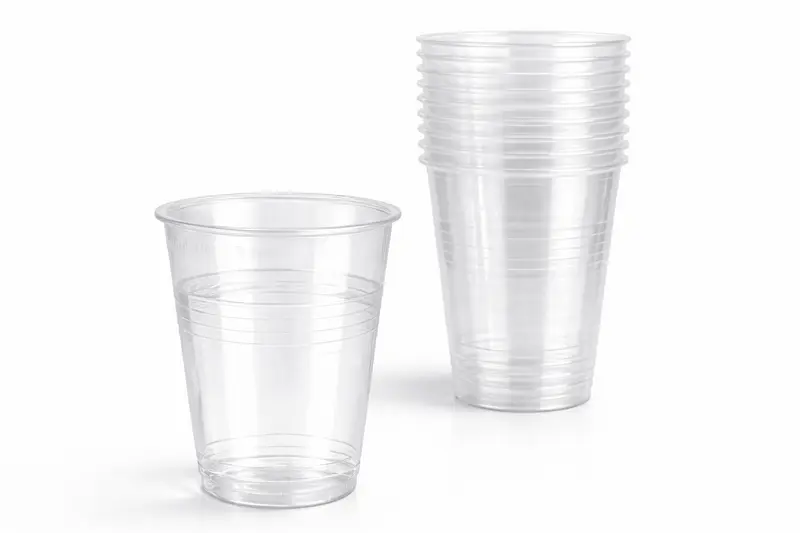 Trinkbecher Transparent 300 ml | Einwegbecher für Getränke