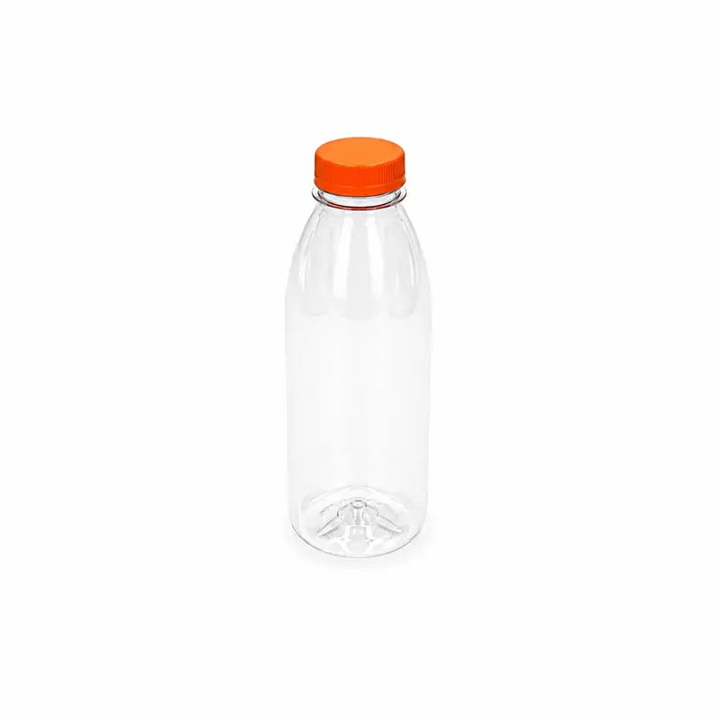 Trinkflaschen 1000 ml, PET, transparent, mit Schraubdeckel, 74 Stk.