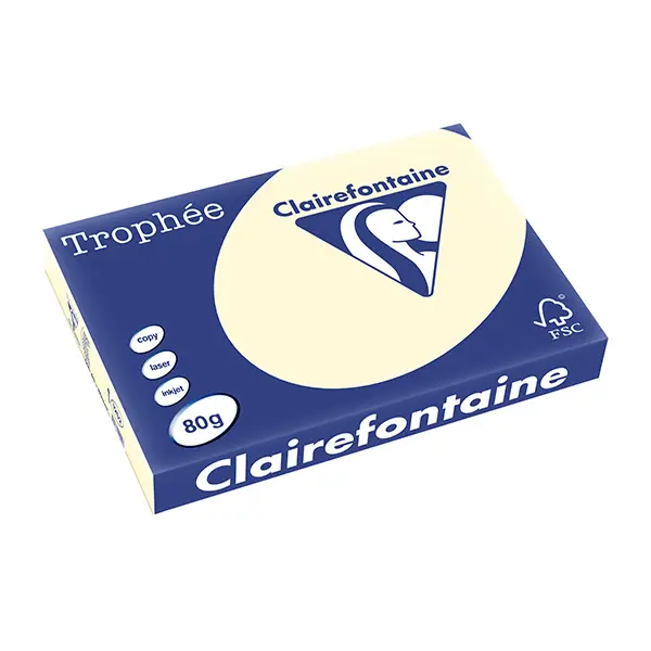 Trophée Clairefontaine, sand, 80g/m², A3