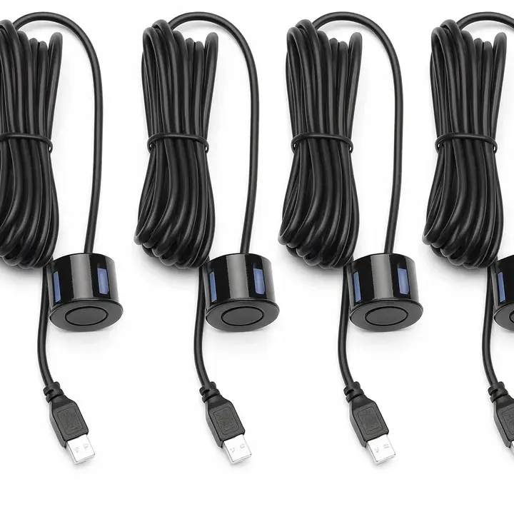 Universelle schwarze Parksensoren Set 4 Stück