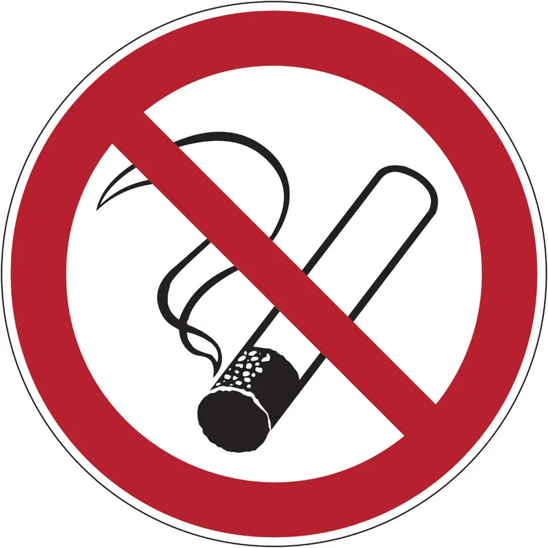 Verbotsschilder - Rauchen verboten