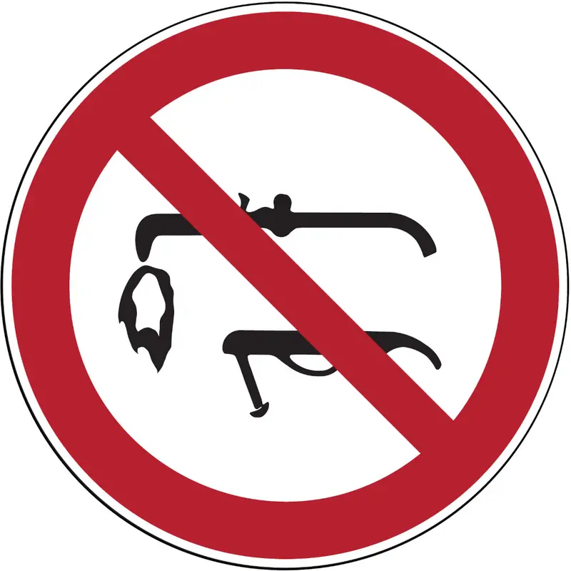 Verbotsschilder - Schweissen verboten