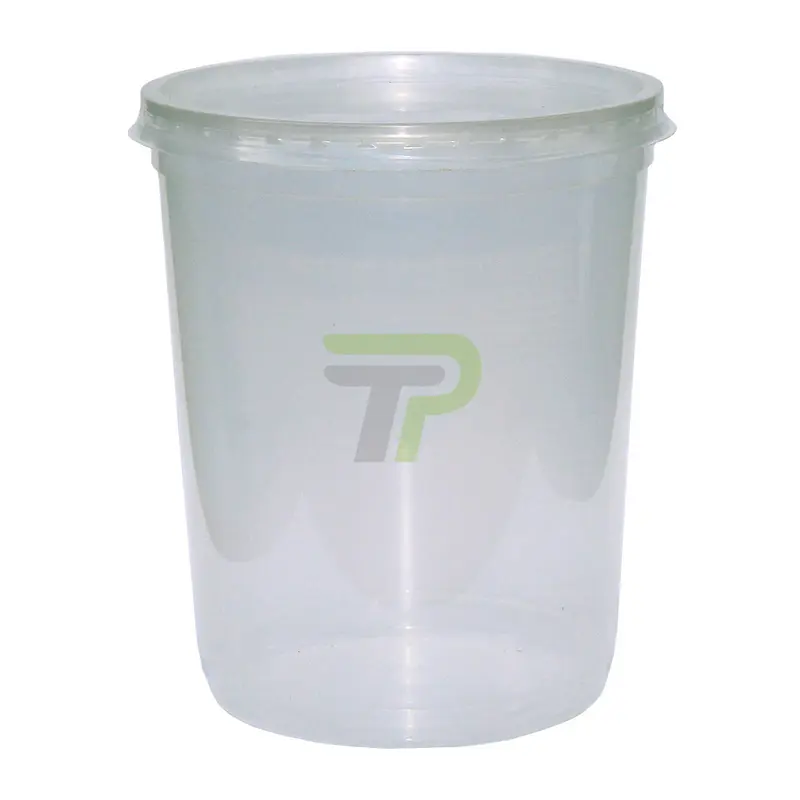 Verpackungsbecher 1000ml rund mit Deckel