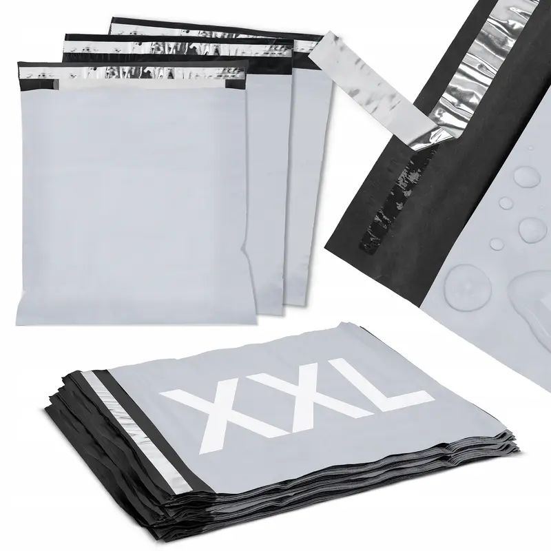 Versandbeutel Plastik Versandtaschen XXL 800x800mm 50 Stk. GRAU
