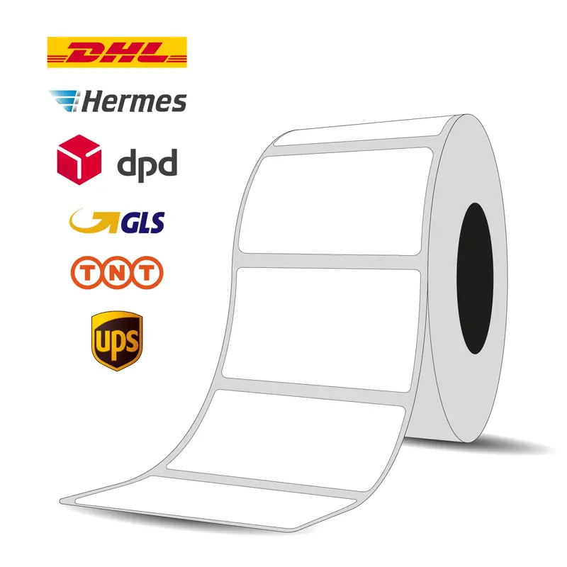 Versandetiketten 103x150mm für DHL, Hermes, UPS & Co (3 Zoll Kern)