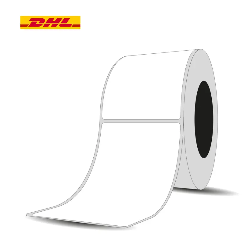 Versandetiketten 105x174,8mm für DHL mit 3 Zoll Rollenkern