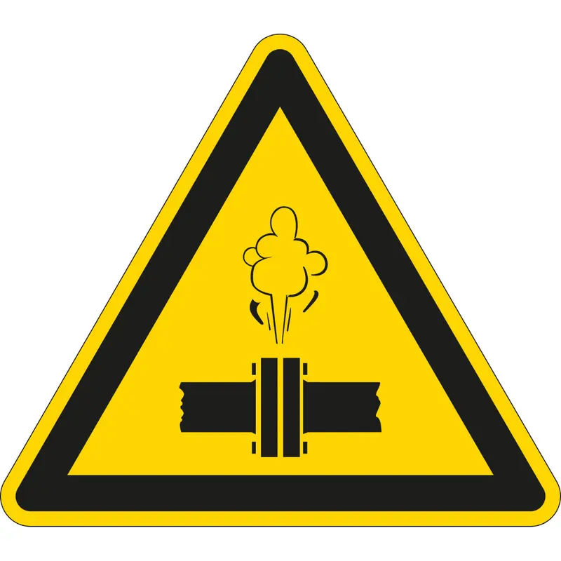 Warnschilder - Vorsicht Hochdruck